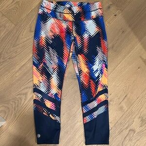 Athleta Full Length Bold Print Leggings Size Small